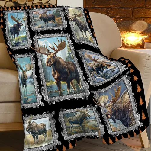 Miniatura 111 de Manta de Polilla Suave y Esponjosa de Vellón Gótico Mariposa Luna Mantas Decorativas Acogedoras y Cálidas de Franela de Felpa Regalos para Niños