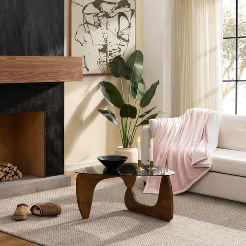 Miniatura 2 de UGG Bliss - Manta de felpa suave de vellón para cama o sofá, de gran tamaño, cálida, reversible, lavable a máquina, peso medio, decoración del Rosa