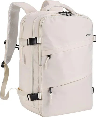 Miniatura 13 de HOMIEE Bolsa de Mano, Mochila de Viaje Grande Aprobada para Vuelos Bolsa para Artículos Personales, Mochila Diaria Impermeable para Equipaje Ligera