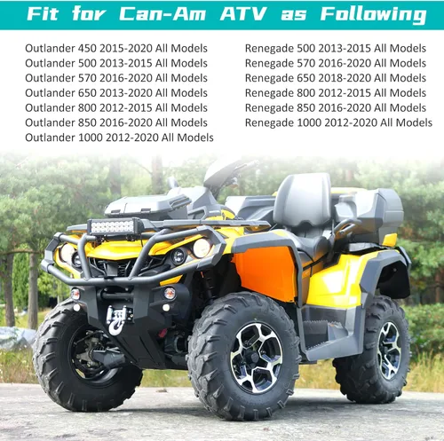 Miniatura 2 de M MATI Pinza de freno delantera derecha para Can-Am Outlander 450 500 570 650 800 850 1000 Renegade 500 570 650 800 850 1000 con pastillas 705600861