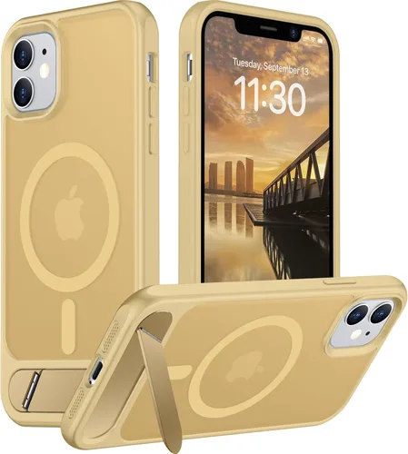 Miniatura 213 de Funda para iPhone 11 con compatibilidad magnética, [Soporte invisible incorporado][Compatible con MagSafe]