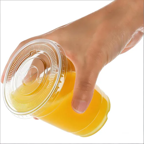 Miniatura 4 de Lawei Juego de 200 vasos de plástico transparente con tapas, vasos desechables de 10 onzas para bebidas frías, vasos de plástico para fiestas
