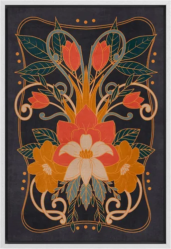 Miniatura 159 de SIGNFORD Lienzo impreso para pared, acuarela, floral, retro, abstracto, naturaleza, desierto, ilustraciones florales botánicas, arte moderno