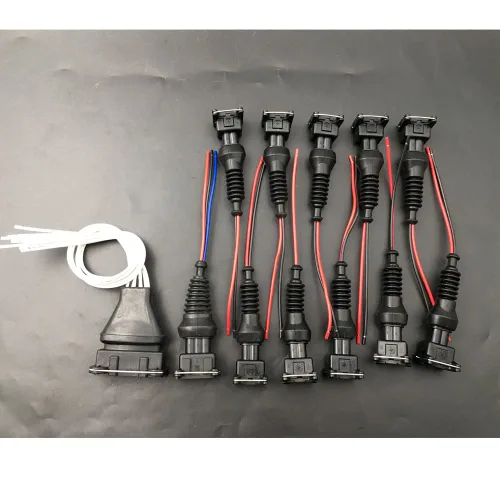 Miniatura 5 de Kit de conector de inyector de combustible compatible con 280zx Datsun 280z Maxima Medidor de flujo de aire Sensor de posición del acelerador