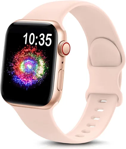 Miniatura 22 de TreasureMax - Correa deportiva compatible con Apple Watch de 38, 40, 41, 42, 44, 45, 46 y 49 mm, correa de silicona suave compatible con Apple Watch