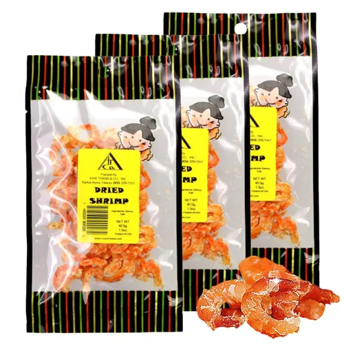 Miniatura 9 de Camarones grandes de Luisiana secos de Asia Trans, favorito hawaiano, fresco y deshidratado para aperitivos, ensalada asiática de mariscos, pad thai