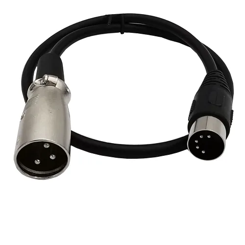 Miniatura 3 de Seadream MIDI 5 pines DIN macho a XLR cable macho de 3 pines (1.64 pies)