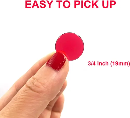 Miniatura 3 de YH Poker 1000 fichas de marcadores de fichas de bingo, discos de plástico, contadores de fichas para juegos de bingo, ideal para fiestas
