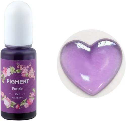 Miniatura 29 de Mezcla de resina epoxi UV de 0.3 fl oz, pigmento líquido, pigmento de resina colorante, secado rápido, manualidades, herramientas de fabricación