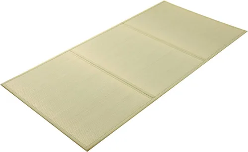 Colchón tradicional japonés tatami, colchón de piso de tres pliegues, futón de hierba Igusa Rush, tapete plegable japonés para dormir, meditar o