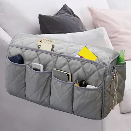 MEHIDFY Organizador de Reposabrazos para Sillón, Organizador de Reposabrazos de Sofá Impermeable, Organizador para Sillón Reclinable Antideslizante,