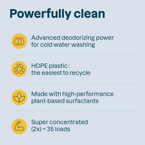 Miniatura 3 de ATTITUDE Detergente para ropa para bebé, verificado por EWG, fórmula a base de plantas y minerales, compatible con HE, productos veganos