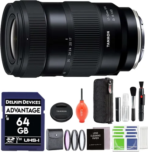 Tamron 0.669-1.969 in f/4 Di III VXD Lente para Sony E Mount con accesorios avanzados y paquete de viaje | AFA068S-700 | Tamron 0.669-1.969 in para
