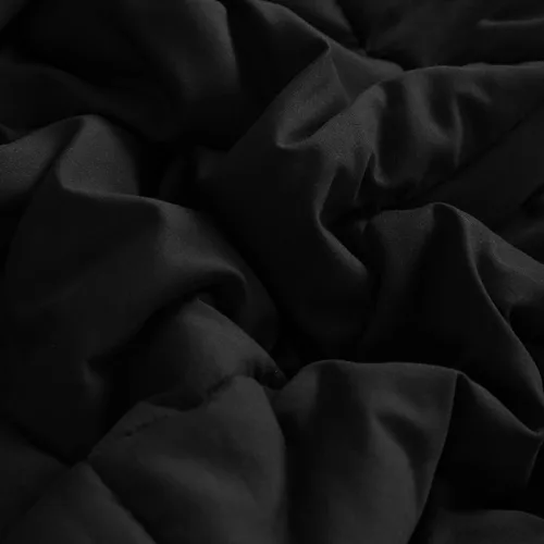 Miniatura 4 de NTBAY Edredón Individual - Relleno de Edredón Alternativo al Plumón, Ropa de Cama para Todas las Estaciones Relleno de Edredón Acolchado con Negro
