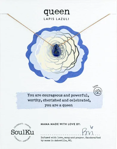Miniatura 41 de SoulKu Luxe Inspirational Necklace, Empowerment Jewelry, Handcrafted Necklace For Women, Gift For Mom, 2" Extender With Lobster Clasp, 16" Nylon Cord