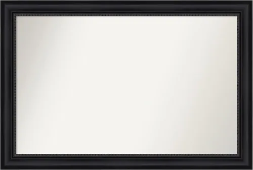 Miniatura 307 de Amanti Art Espejo personalizado, espejo de baño negro Astor, espejo de pared o espejo de tocador de baño sobre el fregadero (25 x 25 pulgadas)