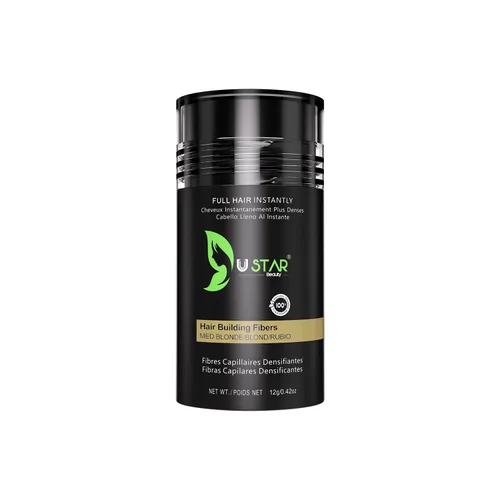 Miniatura 10 de Ustar Fibras de construcción del cabello para adelgazar el cabello, 0.47 onzas, color caoba oculta la pérdida de cabello al instante, más grueso