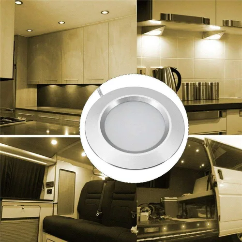 Miniatura 5 de Luz LED de 12 voltios para caravana Day-2 para lancha, remolque, cámper, luz diurna