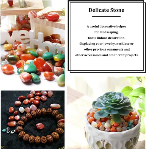 Miniatura 7 de Piedras Hilitchi cuarzo con piedras de cristal triturado, piedras naturales de curación para el hogar, decoración de interiores, piedras de curación