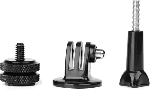 Miniatura 4 de Anwenk Adaptador de montaje para cámara compatible con GoPro Adaptador GoPro Hero 7 6 5 4 Fijación en cámara Gopro DSLR o fotografía de luz de anillo