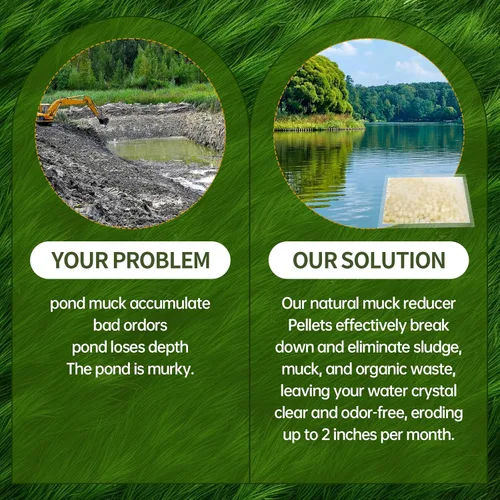Miniatura 2 de Reductor de suciedad, tabletas de solución de lodo natural de 5 libras, control de suciedad y olor para estanques y lagos, seguro para peces