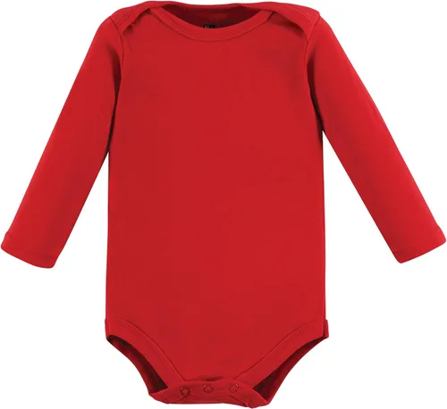 Miniatura 7 de Hudson Baby Body unisex de algodón de manga larga, para bebé