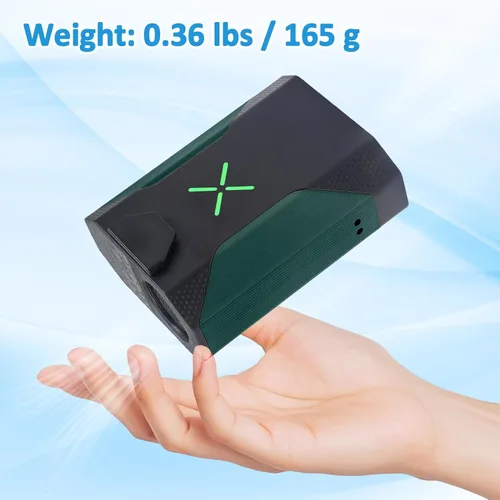 Miniatura 2 de Fotgear Mini ventilador de cintura portátil, 100 velocidades, 36000 rpm, flujo de aire fuerte, 4500 mAh, alimentado por batería, máximo 16 horas