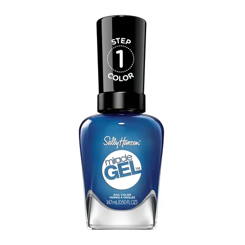 Miniatura 15 de Sally Hansen Miracle Gel™, Metro Midnight, Fórmula de larga duración, tipo gel, sin necesidad de lámpara UV, esmalte de uñas púrpura 564 Metro