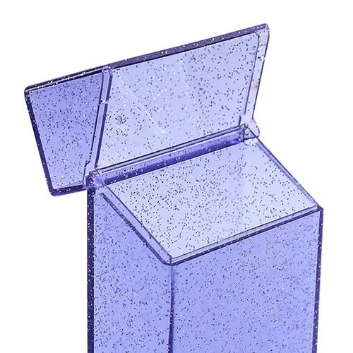 Miniatura 6 de Caja de cigarrillos para cigarrillos de 3.346 in, tamaño King, 20 capacidades, caja de cigarrillos de plástico, transparente, portátil, delgada