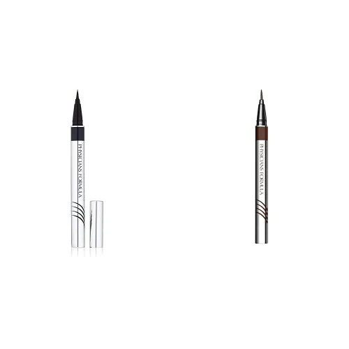 Physicians Formula Eye Booster - Delineador de ojos 2 en 1 para aumentar las pestañas, suero, ultra negro con delineador de ojos y suero