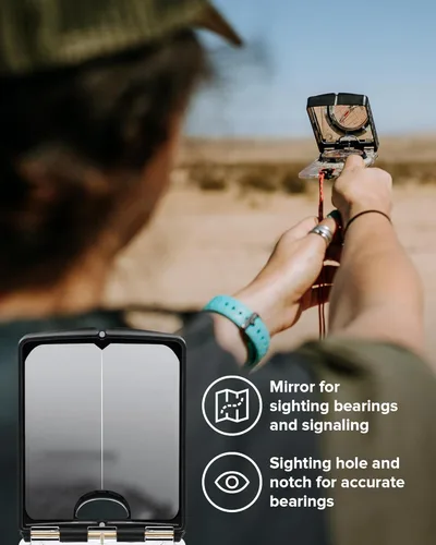 Miniatura 7 de SUUNTO Brújula MC-2: Brújula de primera línea para profesionales y excursionistas serios
