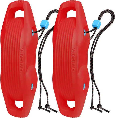Miniatura 26 de AWEMUFA Defensas de Barco Fáciles de Instalar Parachoques para Atraque Defensa Ideal para Pontón, Lobina, Moto Acuática y Barcos de Pesca Gris