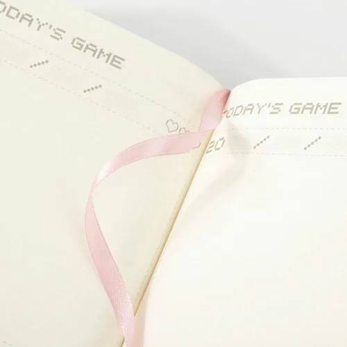 Miniatura 5 de Agenda diaria sin fecha de 365 días, diseño de juegos, organizador de bolsillo, libro de citas, diario A6, mini diario lindo (azul)