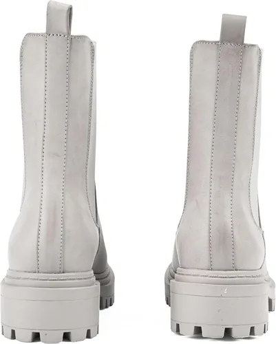 Miniatura 6 de Botas altas de moda hasta el tobillo grueso con plataforma a media pantorrilla para mujer (WANTED1)