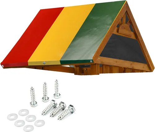 Miniatura 6 de MOFEEZ Juego de lona de repuesto para columpios de 52 x 90 pulgadas para juegos al aire libre, tela Oxford de poliéster, verde