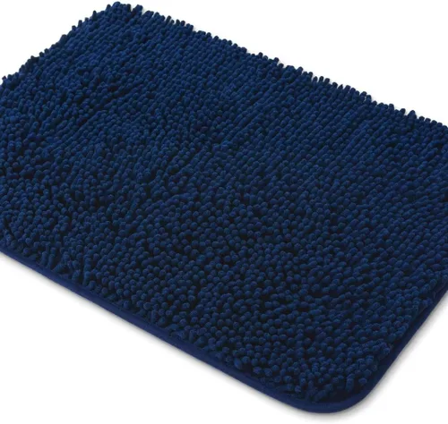Miniatura 162 de Yeaban Alfombra de pasillo de baño de 24 x 72 pulgadas, antideslizante, alfombra de baño larga de felpilla gruesa, absorbente y lavable, alfombra