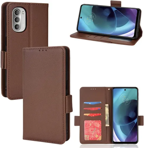 Miniatura 115 de Funda de piel sintética compatible con Motorola Moto E22 4G, funda de piel sintética compatible con Motorola Moto E22i 4G, color negro