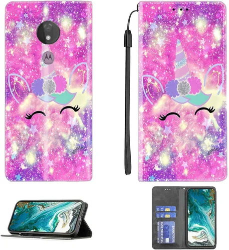 Miniatura 21 de Funda para Moto One Zoom compatible con Motorola One Zoom Phone Case Flip Stand Cover Magnetic Close YHD