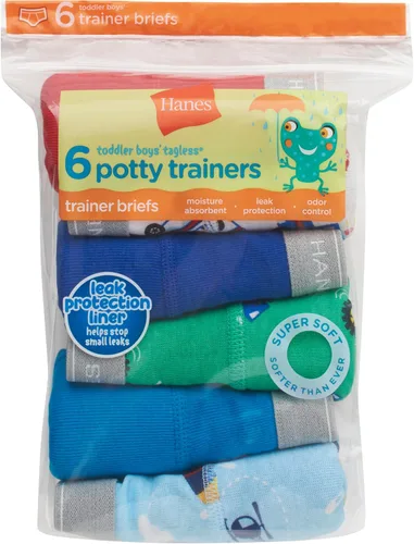 Miniatura 4 de Hanes Boys' Potty Trainer Underwear, Boxer Briefs Available, 6-Pack