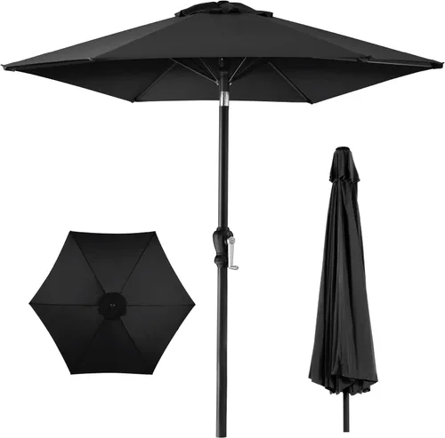 Miniatura 21 de Best Choice Products Sombrilla de patio al aire libre de 10 pies, sombrilla de mesa para exteriores, sombrilla de patio, sombrilla de mercado con 8