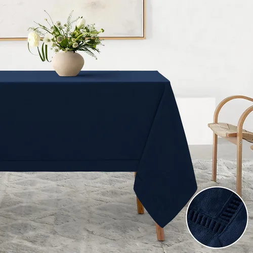 Miniatura 44 de Linen World - Mantel de lino de otoño de 55 x 55 pulgadas, mantel rectangular lavable de lino francés para comedor, al aire libre, bodas