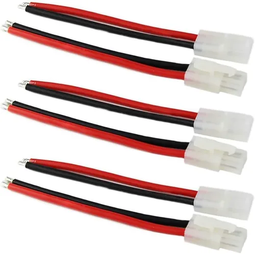 Miniatura 2 de FLY RC 3 pares de conectores de batería Tamiya macho y hembra 14awg 3.9 in para RC Car Lipo carga de batería