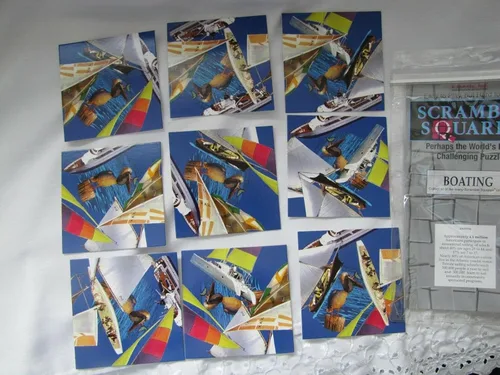 Miniatura 5 de B Dazzle Boating Scramble Squares - Rompecabezas de 9 piezas