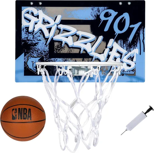 Miniatura 10 de Franklin Sports NBA Team Over the Door Aros de Baloncesto - Mini Aro de Baloncesto Interior para Niños + Juego de Pelota - Mini Aros para Fanáticos