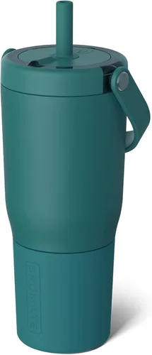 Miniatura 16 de BrüMate Resa - Vaso de viaje 100% a prueba de fugas de 25 onzas con asa y pajilla, popote SoftSip flexible, funda de silicona para mayor