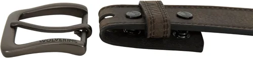 Miniatura 3 de Wolverine Men's Full Grain Leather Work Belt Workwear Heavy Duty Utility Rugged Durable Metal Buckle
