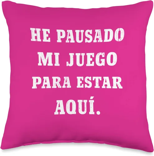 Lobro Design Diseño para jugadores de videojuegos y Gamers, almohada de 16 x 16 pulgadas, multicolor