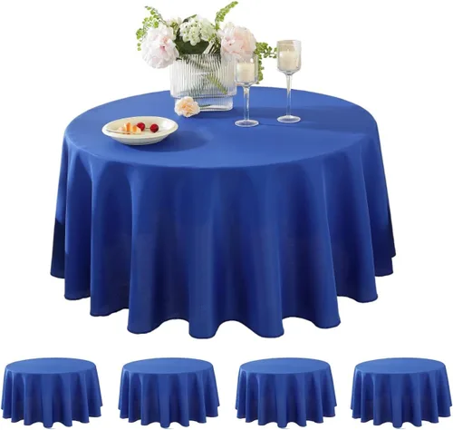 Miniatura 71 de Paquete de 5 Manteles Cuadrados 60 x 60 Pulgadas de Carbón, Mantel de Poliéster Lavable para Uso en Hogar, Fiesta, Boda o Restaurante.