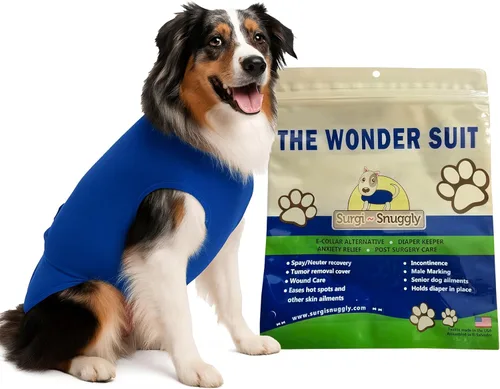 Surgi Snuggly - Soporte lavable de pañal desechable para perros, hecho con tela estadounidense - se ajusta a cachorros y perros adultos - un