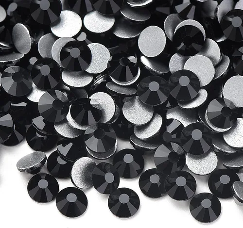 Miniatura 2 de Towenm Diamantes de imitación de cristal con parte trasera plana, SS30 de 0.256 in con parte trasera plana para ropa de manualidades, arte de uñas